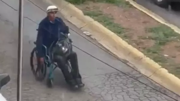 Supuesta persona con discapacidad.