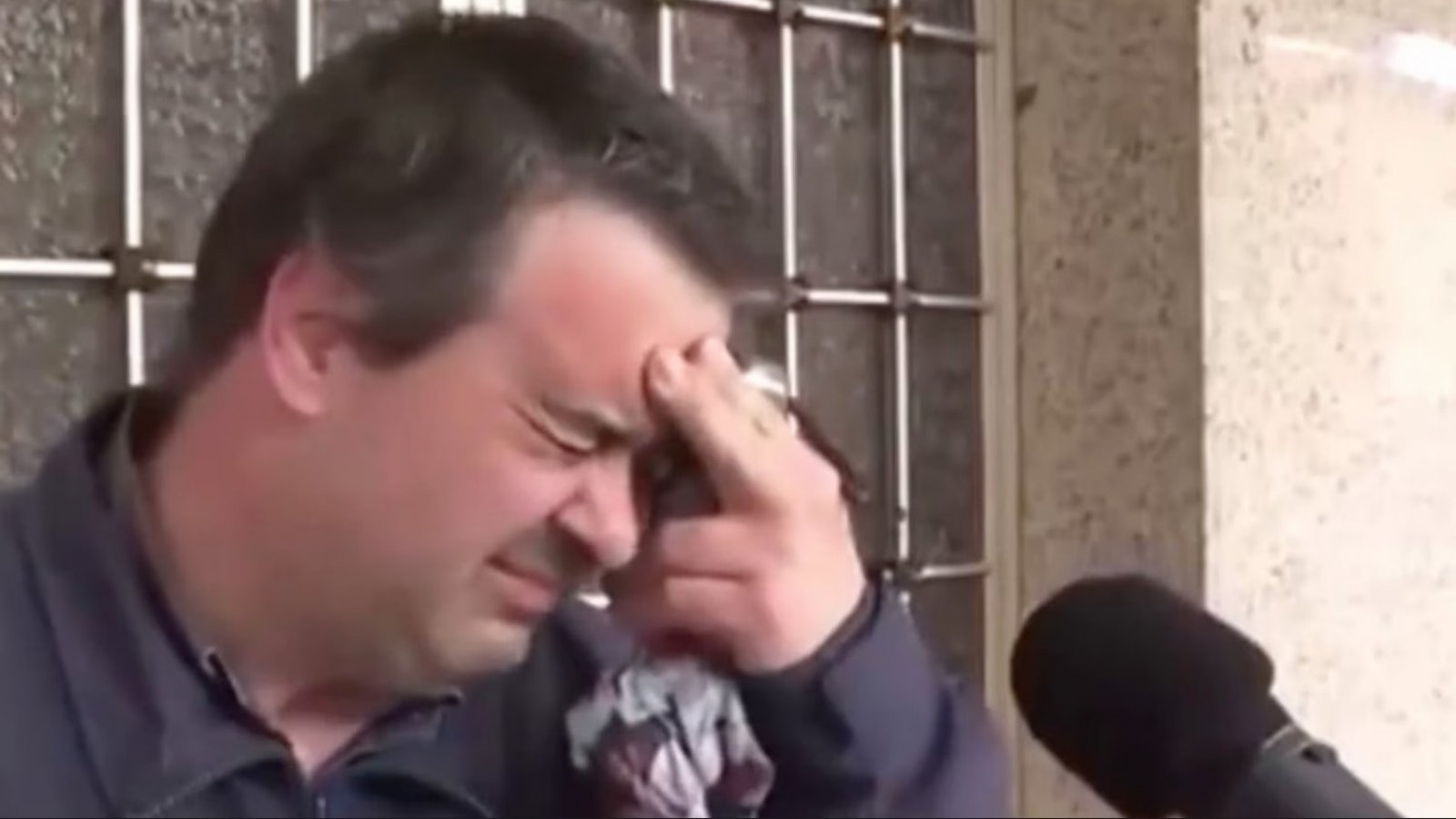 Lorenzo Carboni, durante la confesión que dió a la televisión italiano.