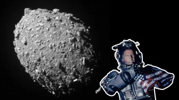 Imagen de archivo mostrando al Asteroide Dimorphos