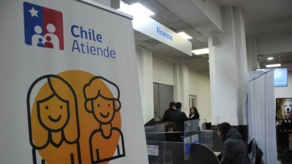 Imagen de archivo de una oficina de ChileAtiende.