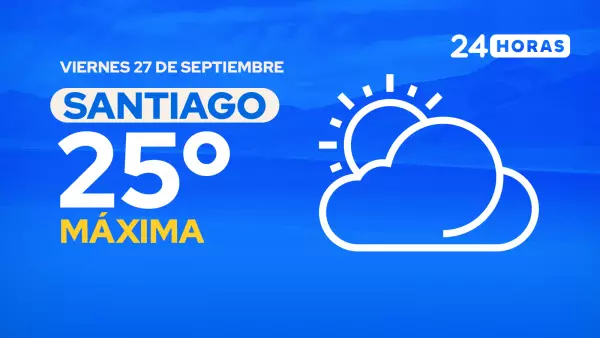 El tiempo en Santiago: viernes 27 de septiembre de 2024