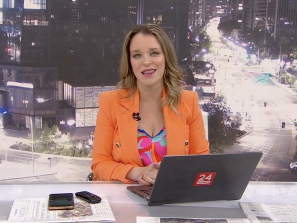 Carla Zunino en 24 Horas Tu Mañana.