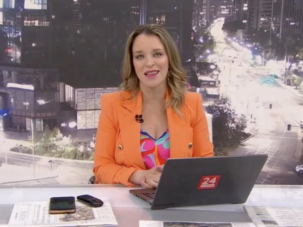 Carla Zunino en 24 Horas Tu Mañana.