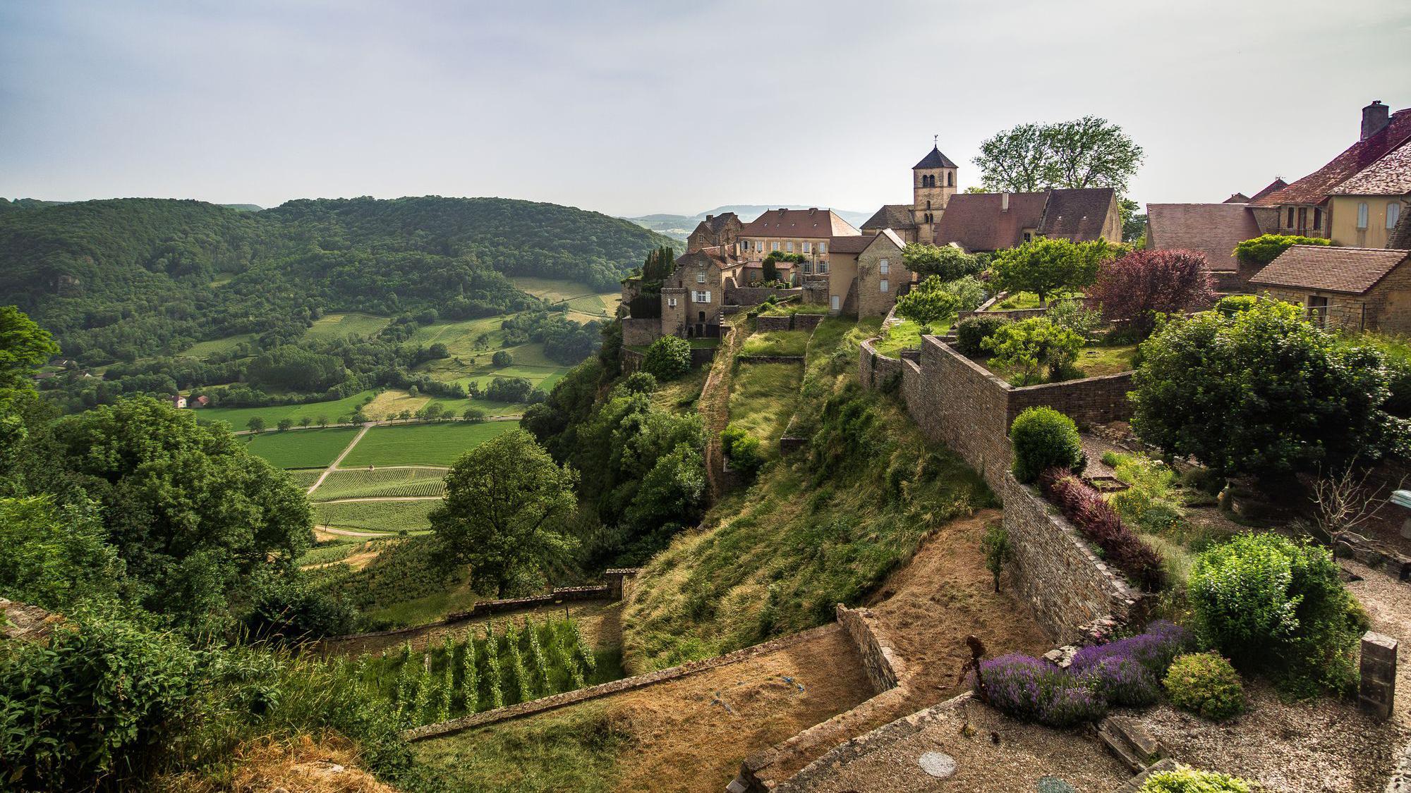 Paisaje rural en Francia