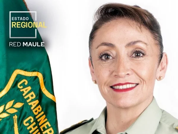 Generala jefa de Zona de Carabineros, Maureen Espinoza.