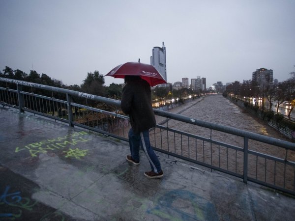 Lluvia en Santiago