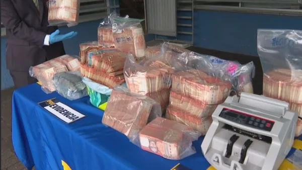 Allanamiento de dinero y drogas