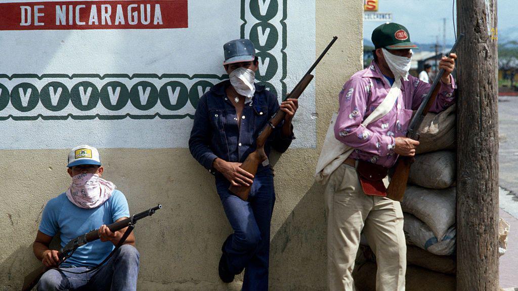 Militantes del Frente Sandinista de Liberación Nacional (FSLN) de Nicaragua.