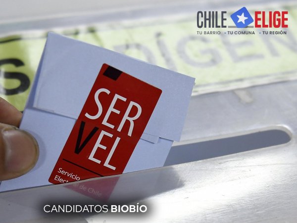 Candidatos a gobernador y CORE en Biobío
