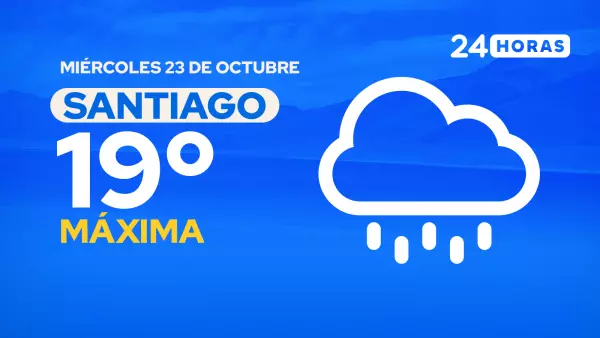 El tiempo en Santiago: miércoles 23 de octubre de 2024