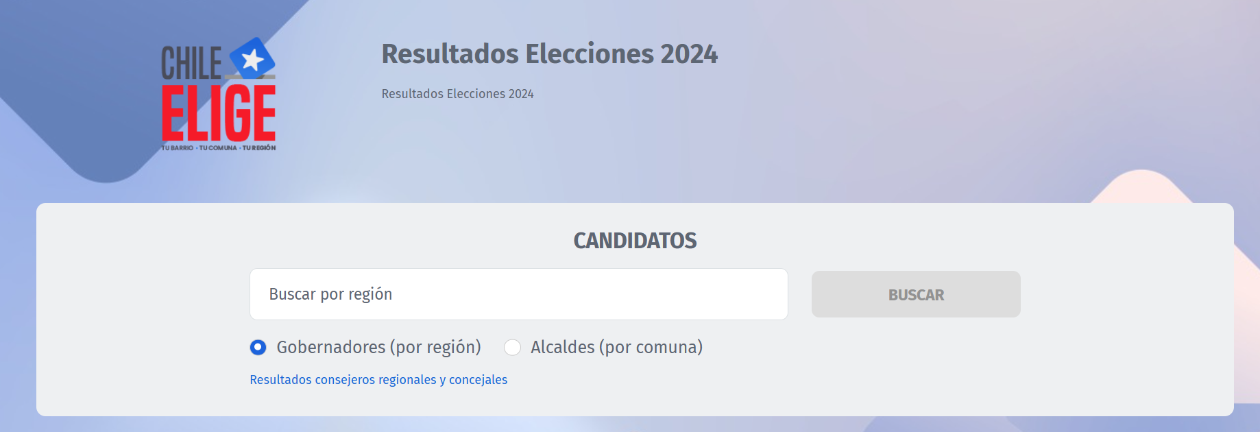 Elección de gobernadores 2024
