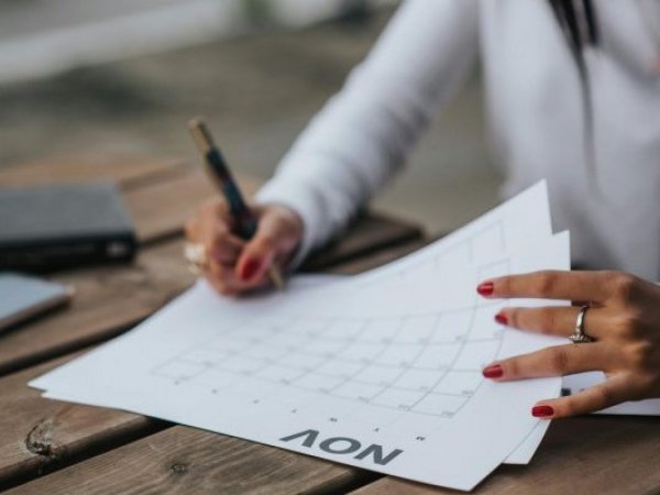 Calendario con feriados