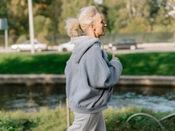 Adult doing physical actitvity