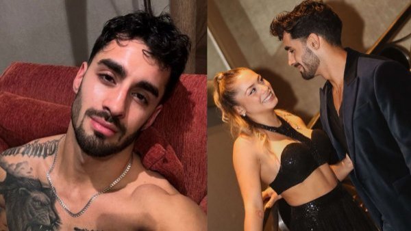 Jorge Aldoney y foto junto a Skarlet Labra