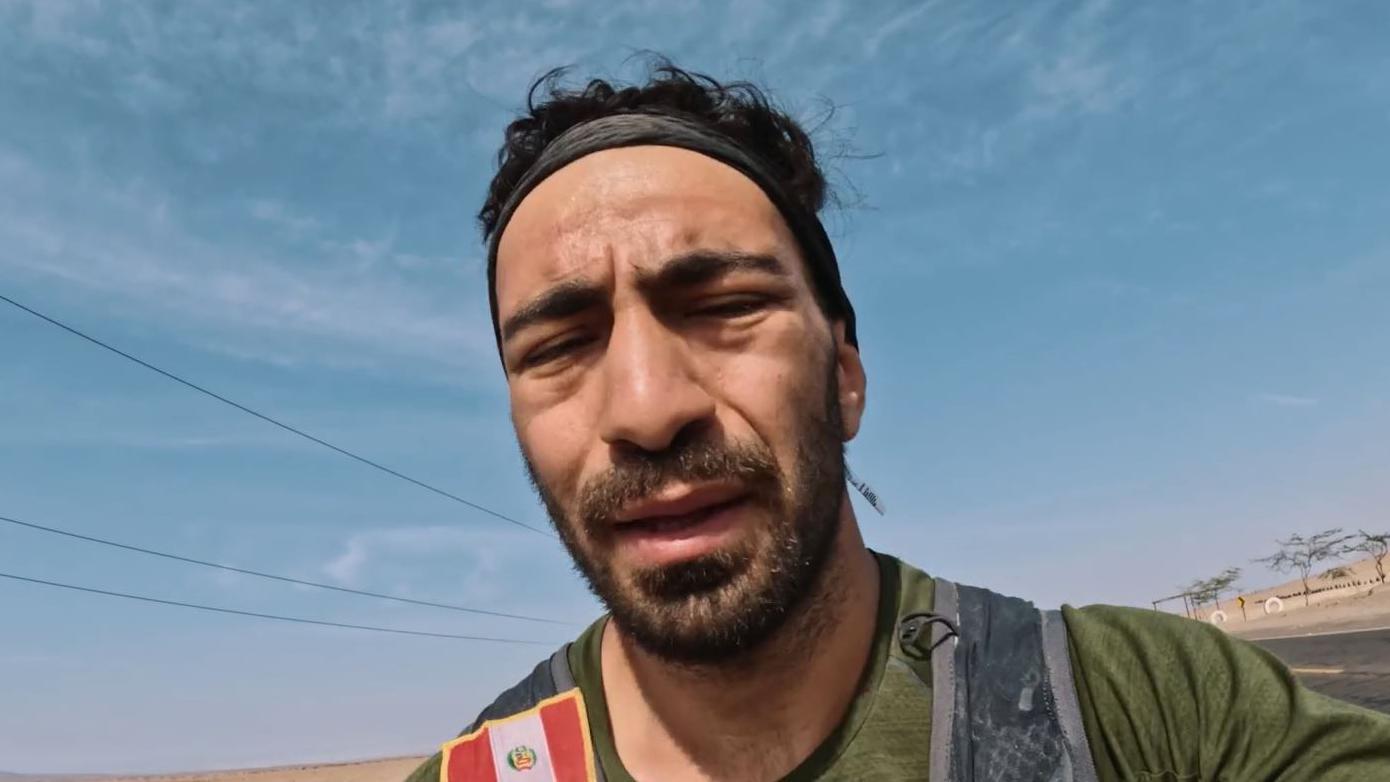 Savas Coban Corriendo por Perú.