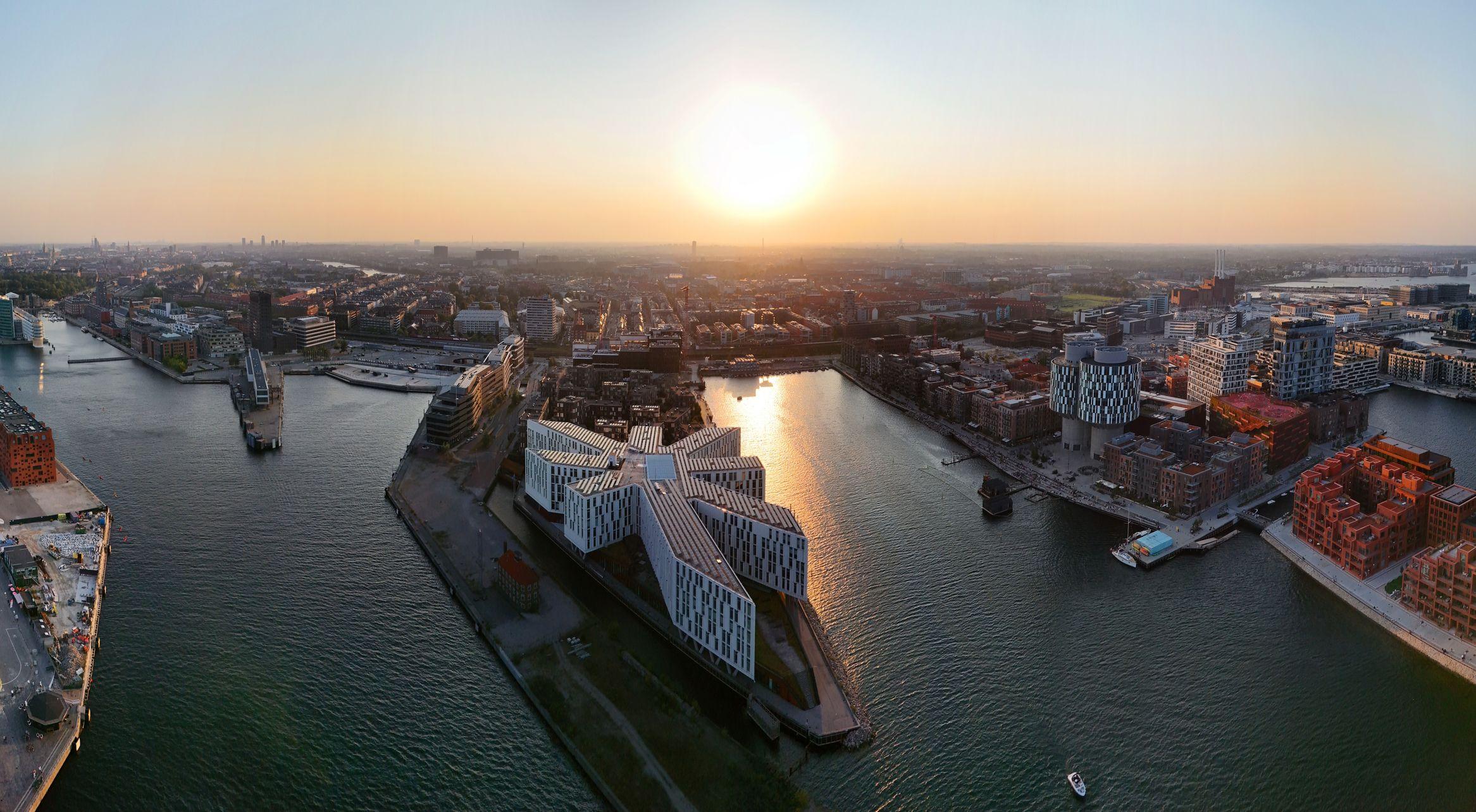Los impresionantes edificios de Nordhavn.