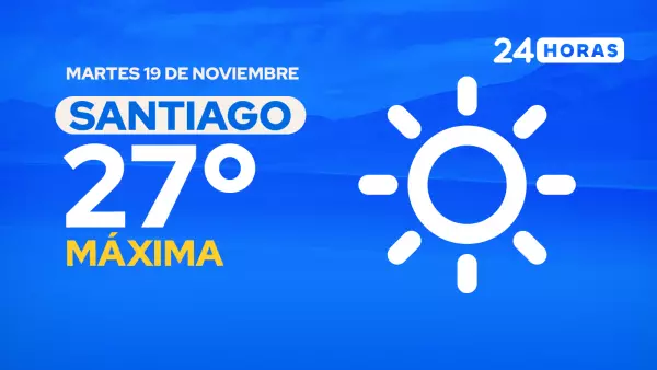 El tiempo en Santiago: martes 19 de noviembre de 2024
