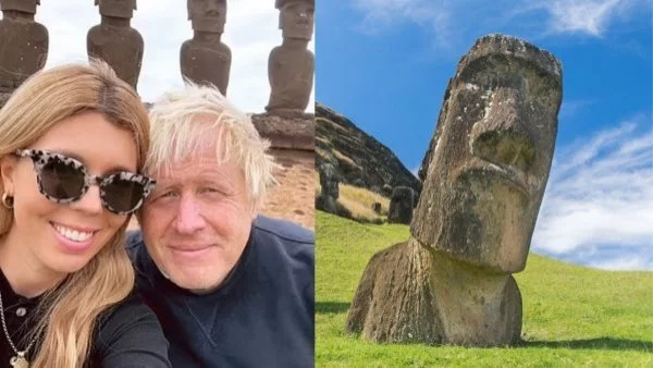 Boris Johnson en Isla de Pascua