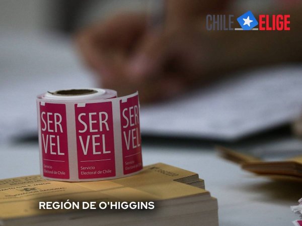 Resultados gobernadores O'Higgins