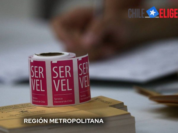Resultados segunda vuelta gobernadores en la región Metropolitana
