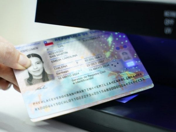 Nueva cédula de identidad en Chile. Registro Civil