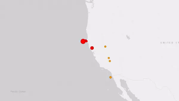 Sismo con tsunami frente a California