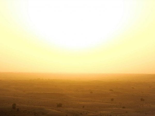 Imagen de calor extremo.