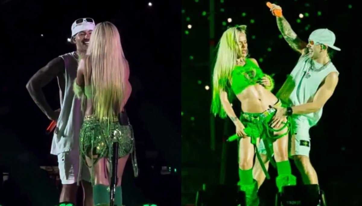 No puedo creer que te vaya a cantar esto": Karol G sorprende a Feid en  pleno concierto con inesperada dedicatoria | 24horas