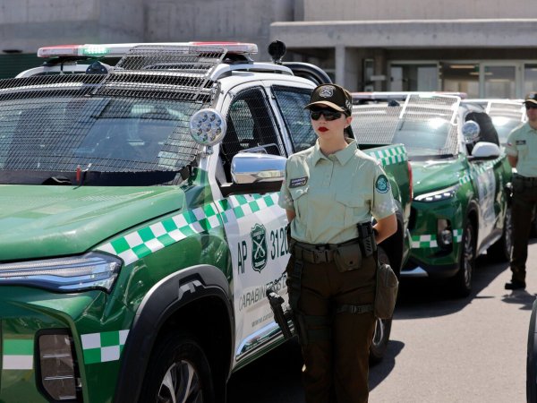 Nuevos vehículos de Carabineros