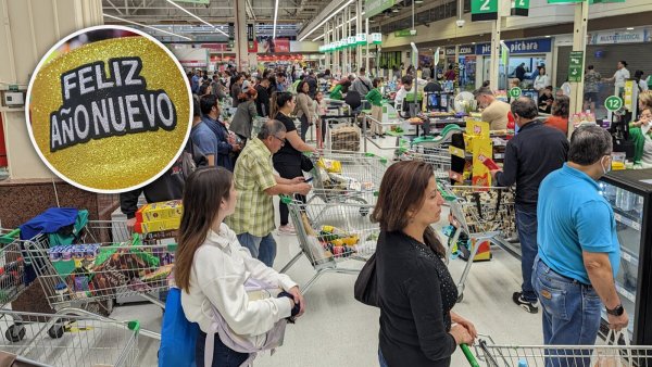 Horario de los supermercados en Año Nuevo 2025