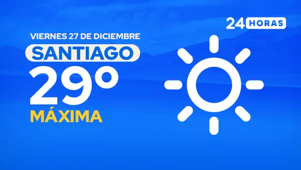 El tiempo en Santiago: viernes 27 de diciembre de 2024