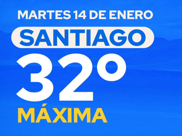 El tiempo en Santiago: martes 14 de enero de 2025