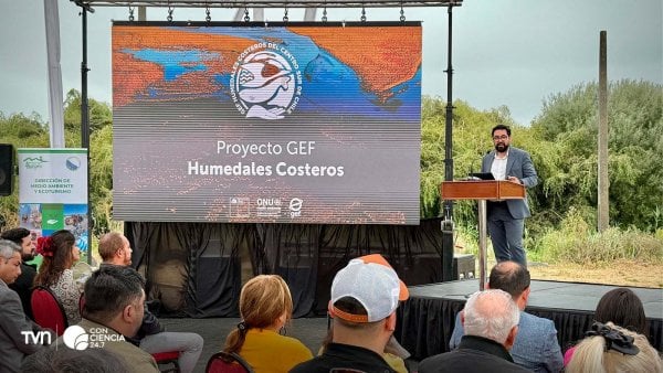 Vista del Parque Central de Hualpén durante la ceremonia de cierre del Proyecto GEF.