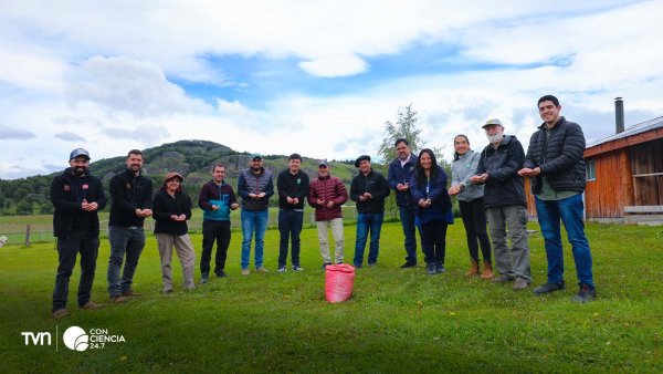 Equipo de INIA Tamel Aike presenta avances en la transformación de orujo de cebada en alimento ganadero.