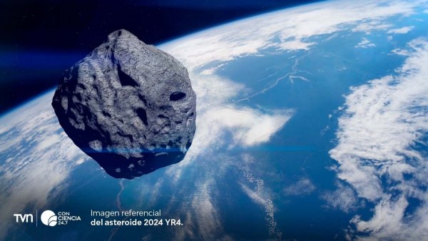 Imagen referencial de asteroide.