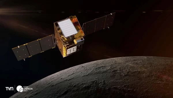 Sonda Lunar Trailblazer mapeando la superficie de la Luna en busca de agua.