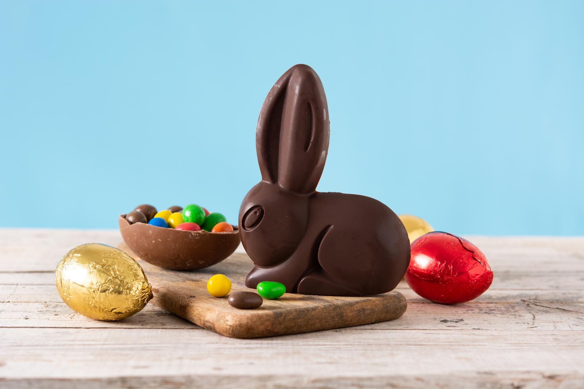 Huevos de chocolate en Semana Santa