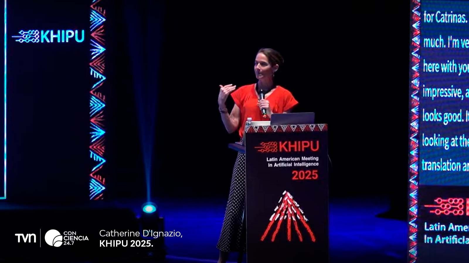 Catherine D'Ignazio en KHIPU 2025.