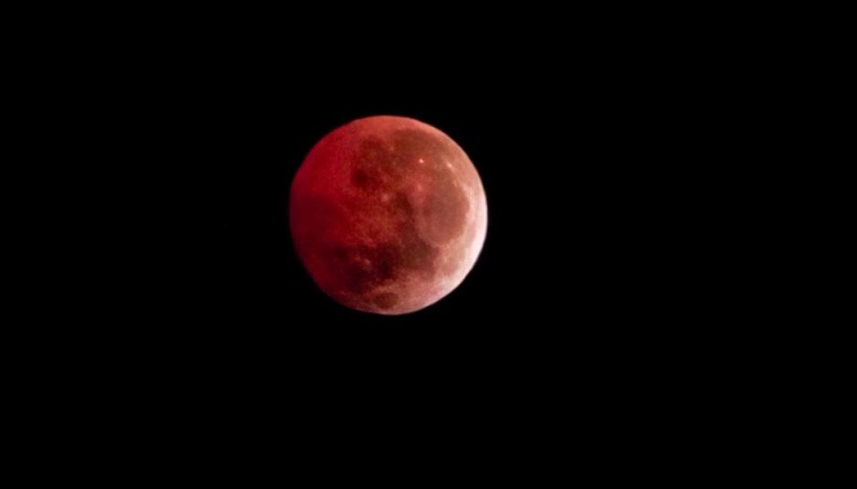 "Se ve preciosa" Usuarios admiran eclipse lunar 2025 en Chile 24horas