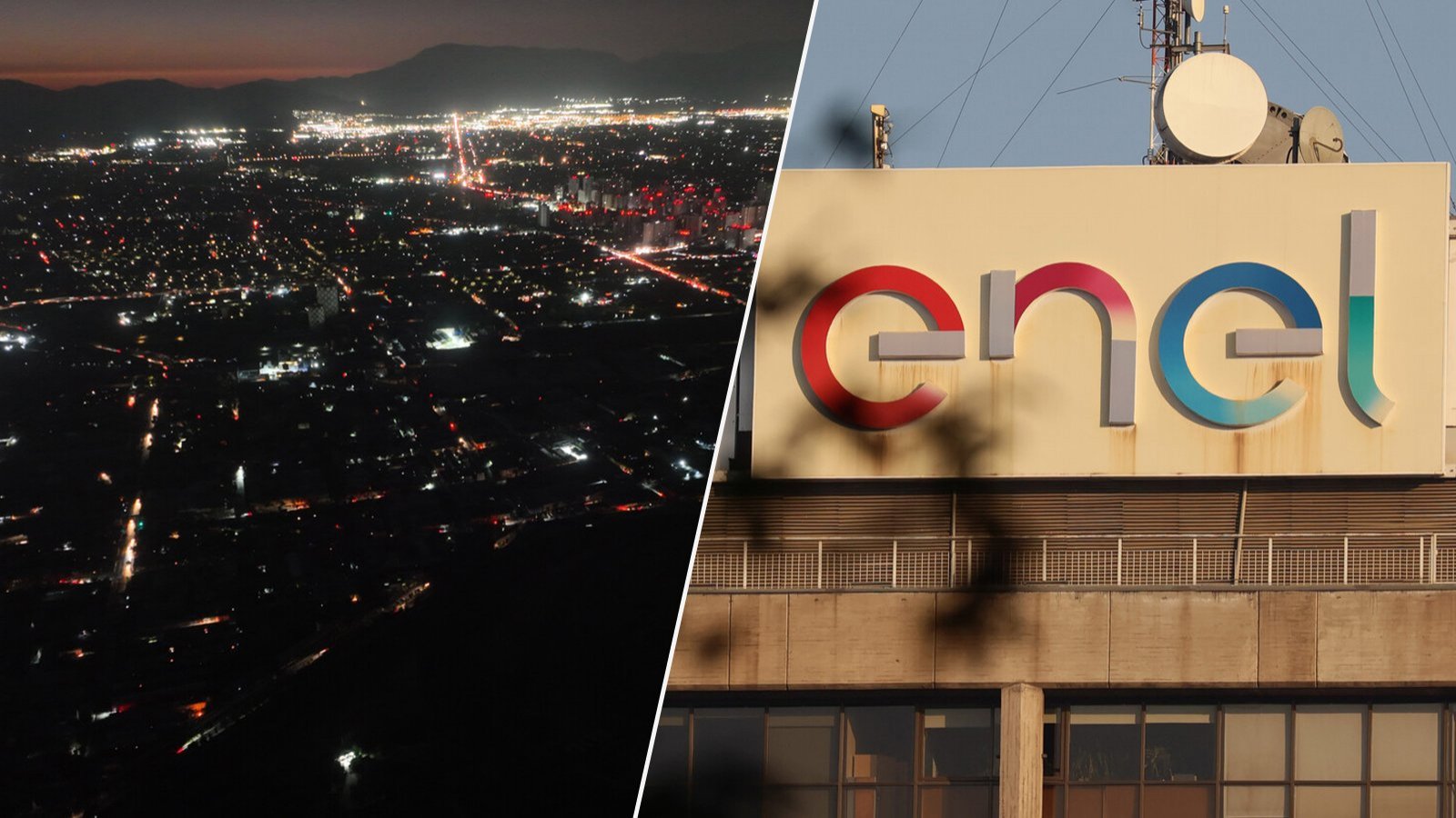 Enel y corte de luz masivo