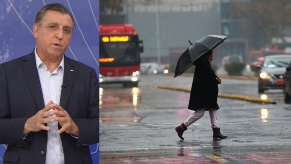 Chubascos en Santiago