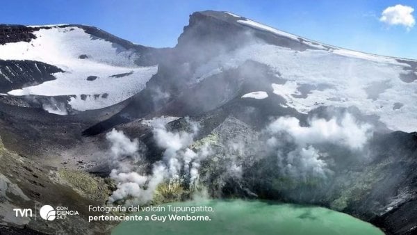 Volcán Tupungatito, Santiago de Chile.