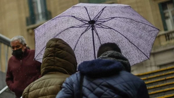 Lluvia en Santiago