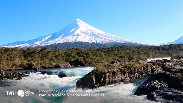 Parque nacional chileno, disfrutando del paisaje natural.
