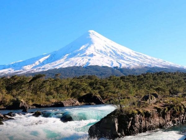 Parque nacional chileno, disfrutando del paisaje natural.