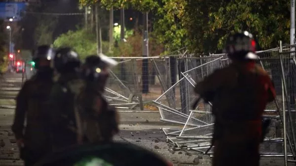 incidentes en el Estadio Monumental