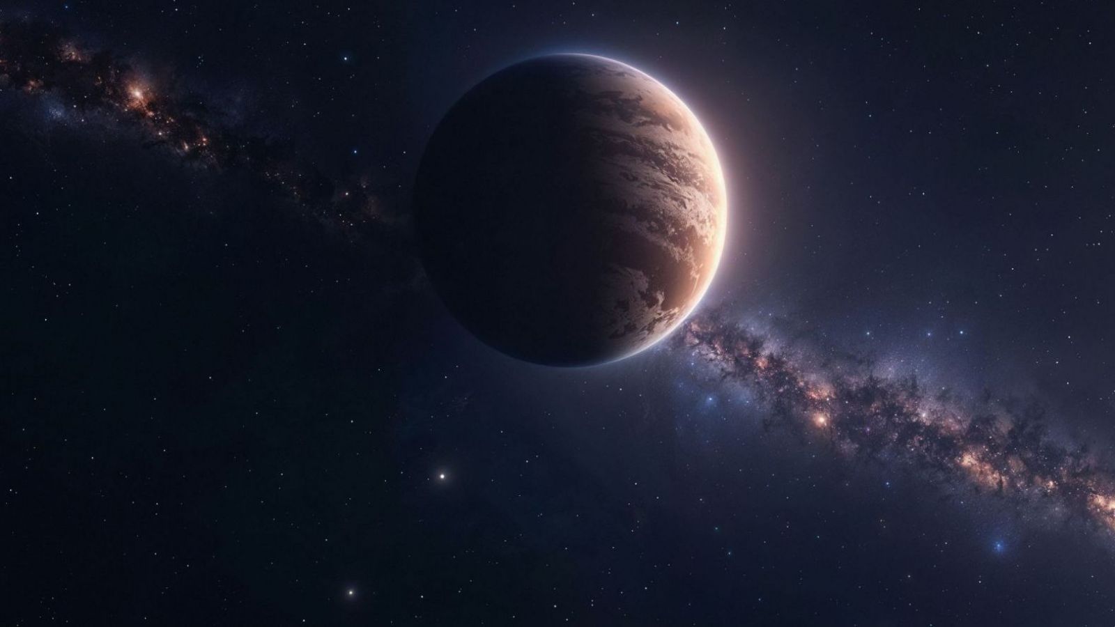 Representation of an exoplanet