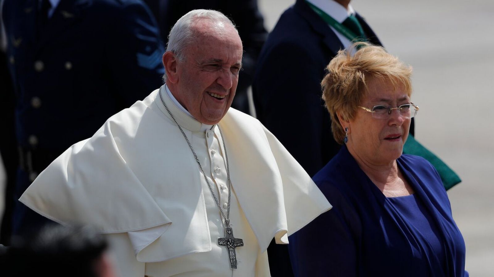 Papa Francisco y Michelle Bachelet