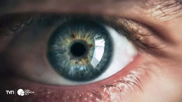Simulación digital del color olo, un nuevo verde azulado descubierto con tecnología láser por científicos de la Universidad de California en Berkeley.