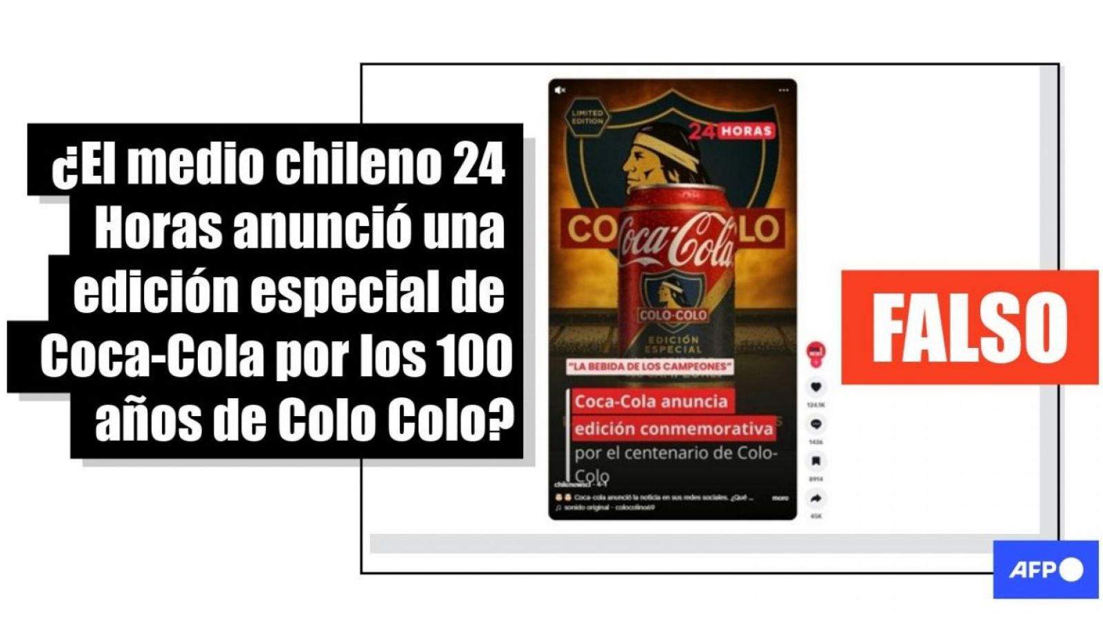 Fake de Coca Cola con marca de 24 Horas